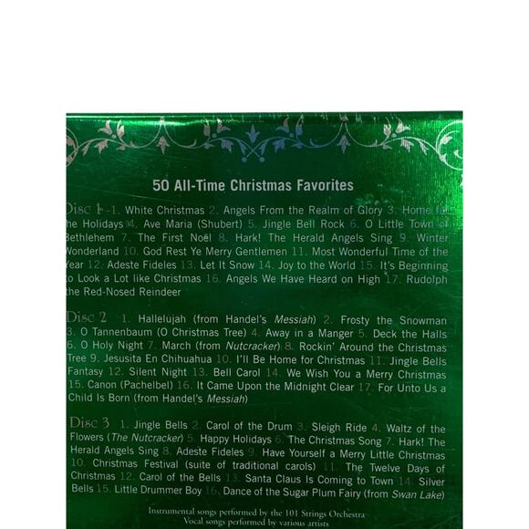 New Sealed 3 CD Tin 50 All-Time Christmas Favorites Thomas Kincade Postcards - Picture 4 of 6